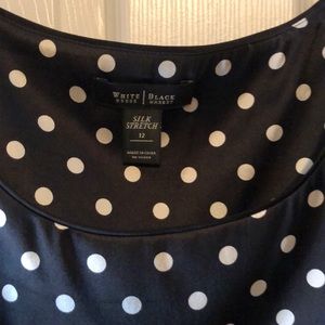 WHBM silk stretch shirt